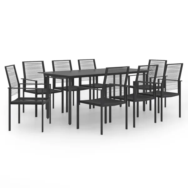 Ensemble à manger de jardin 9 pcs