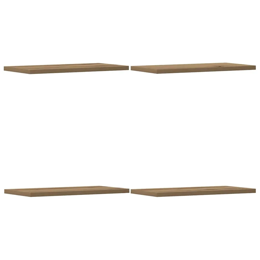 Étagères murales 4 pcs chêne artisanal 40x20x1,5 cm - 2
