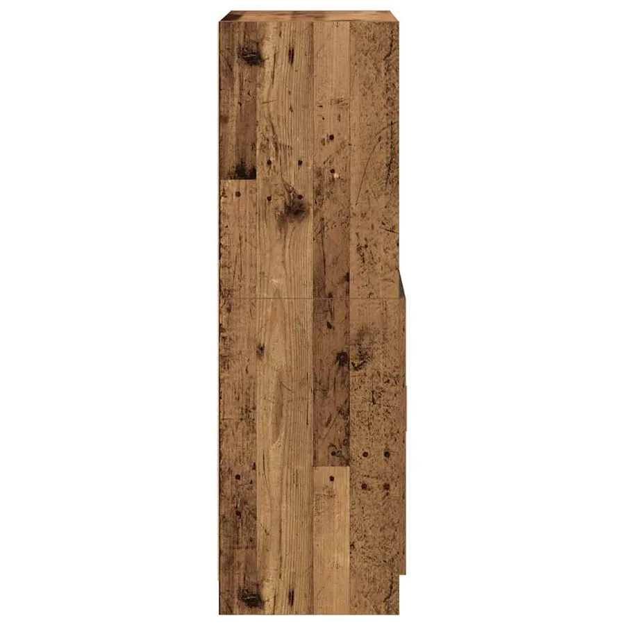 Armoire de cuisine vieux bois 57x41,5x131,5 cm bois ingénierie - 6