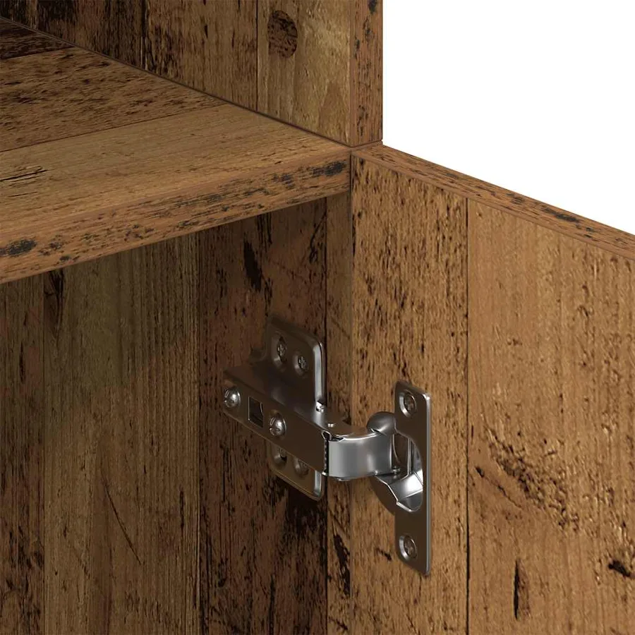 Armoire de cuisine vieux bois 57x41,5x131,5 cm bois ingénierie - 8