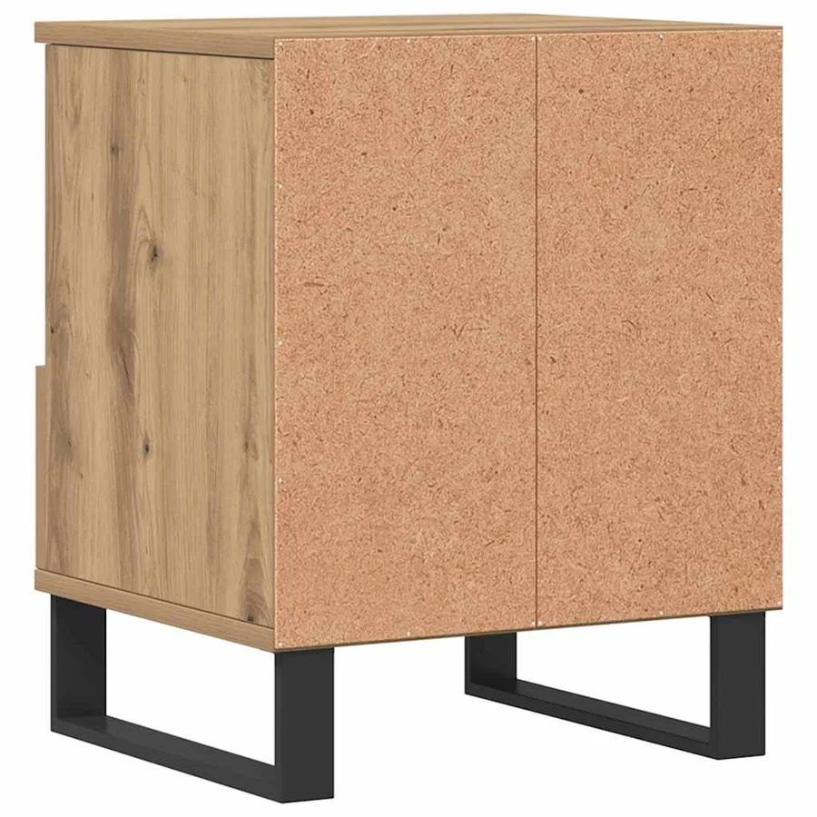 Tables de chevet 2 pcs chêne artisanal 40x35x50 cm - 6
