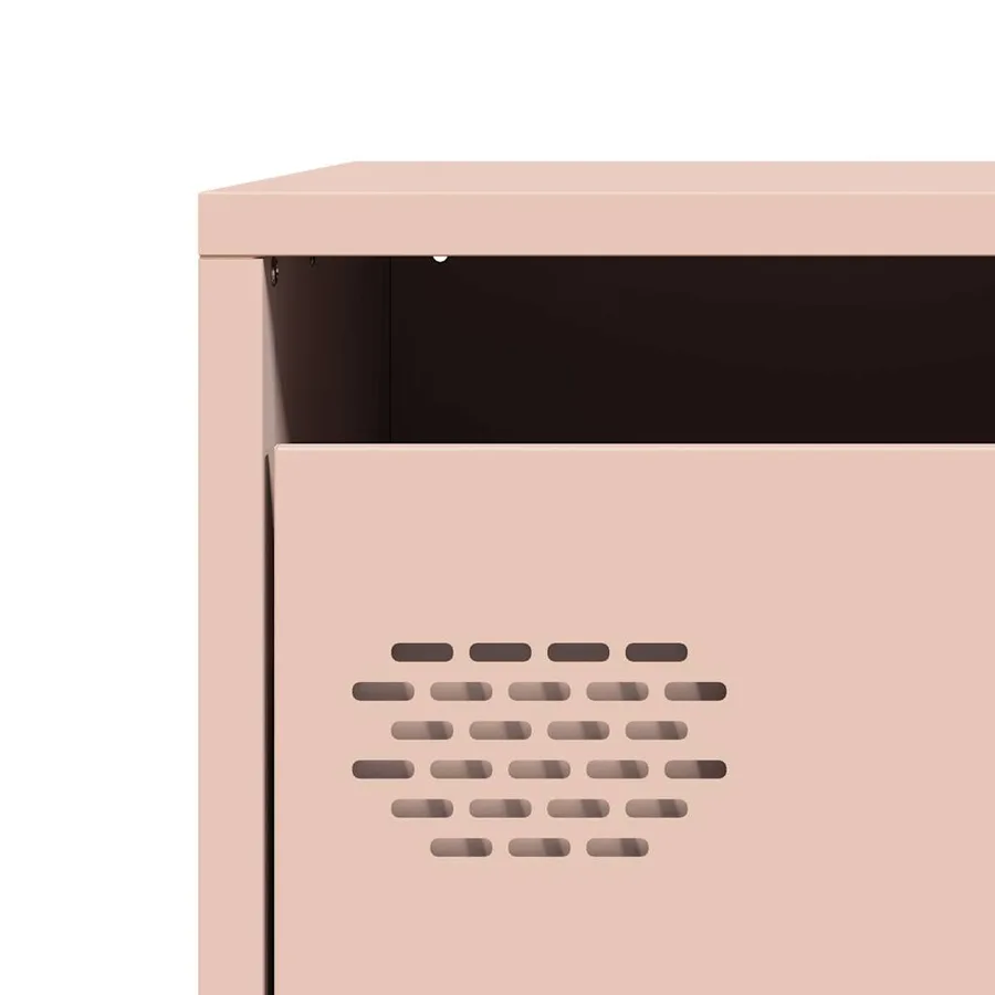 Buffet haut rose 39x35x103,5 cm acier - 10