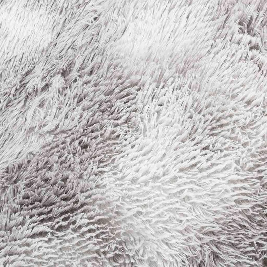 Tapis shaggy à poils longs NAVARRA gris argenté 120x170 cm - 9