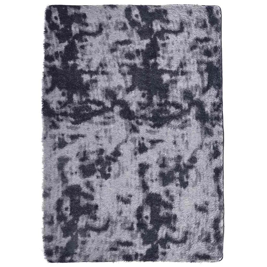 Tapis Shaggy à poils longs NAVARRA gris foncé 240x340 cm - 2