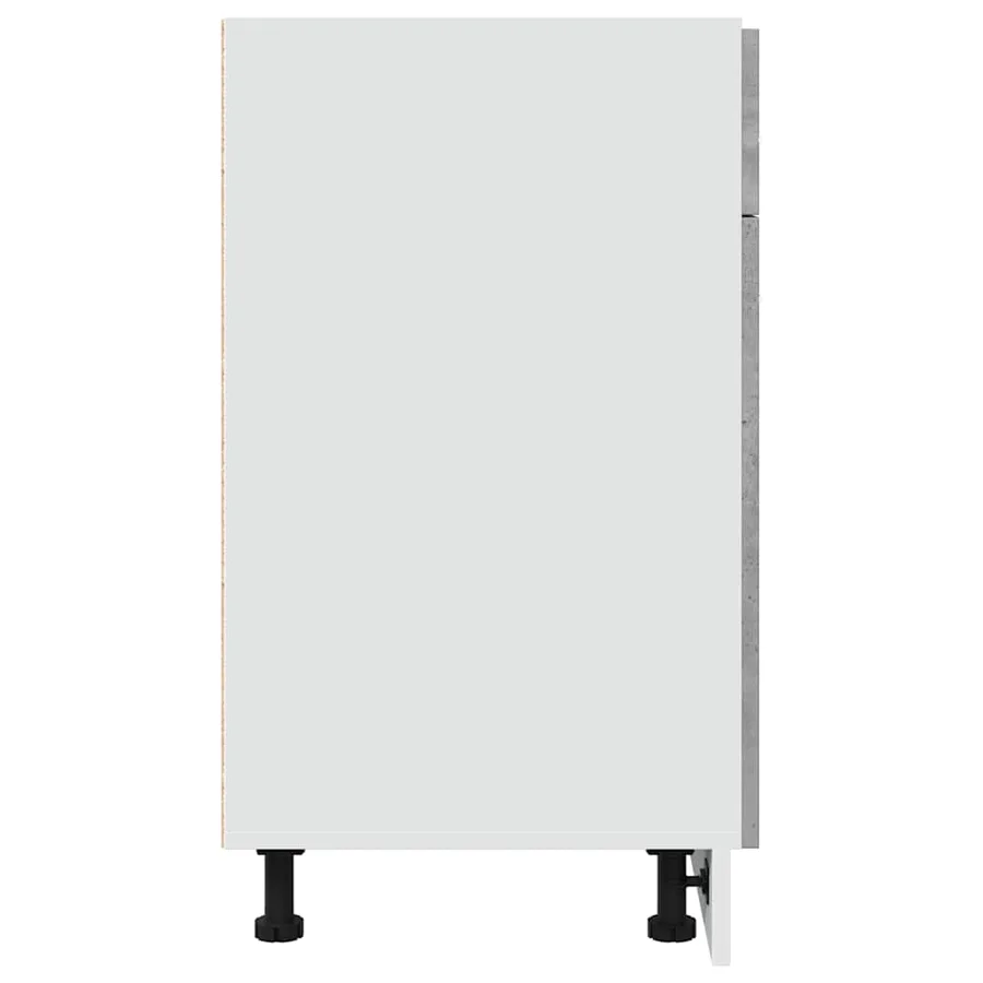 Armoire à tiroirs "Lyon" Gris béton 80 x 46 x 81,5 cm Bois d'ingénierie - 5