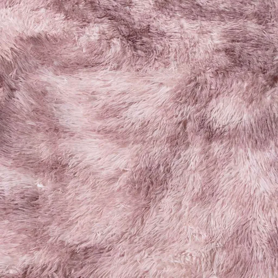 Tapis Shaggy à poils longs NAVARRA rose poudré 60x100 cm - 9