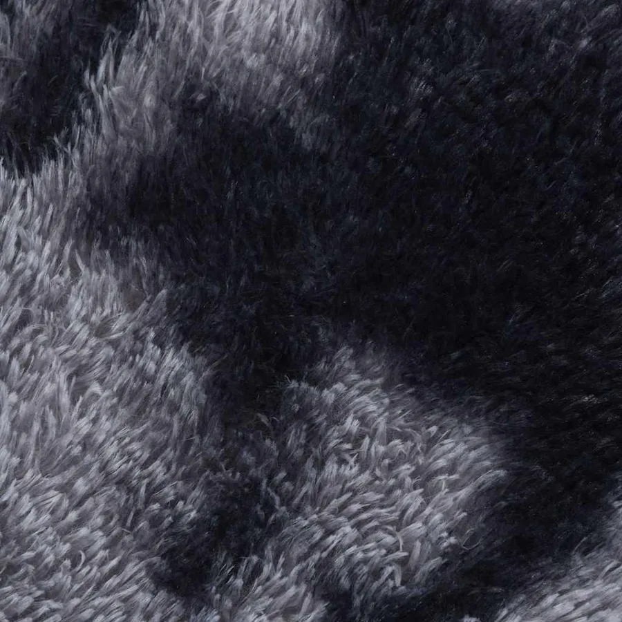 Tapis Shaggy à poils longs NAVARRA gris foncé 160x230 cm - 9