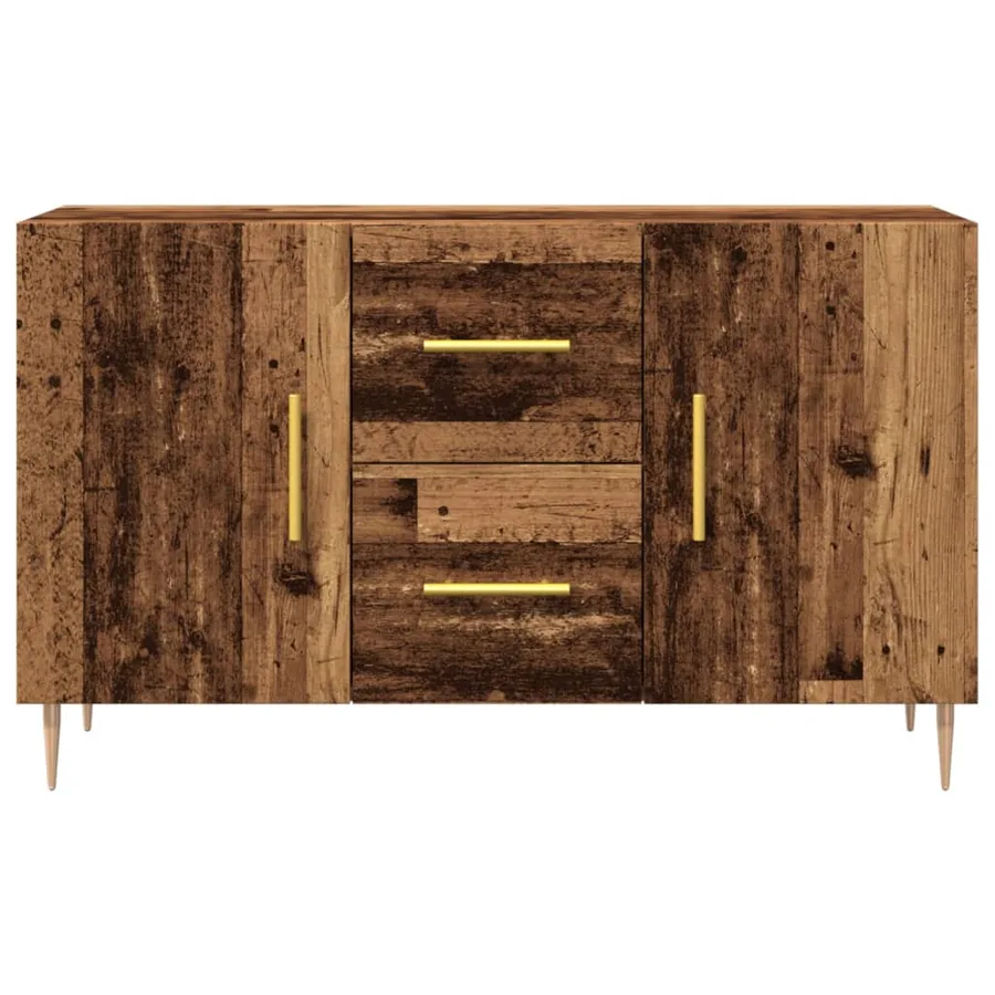 Buffet vieux bois 100x36x60 cm bois d'ingénierie - 4