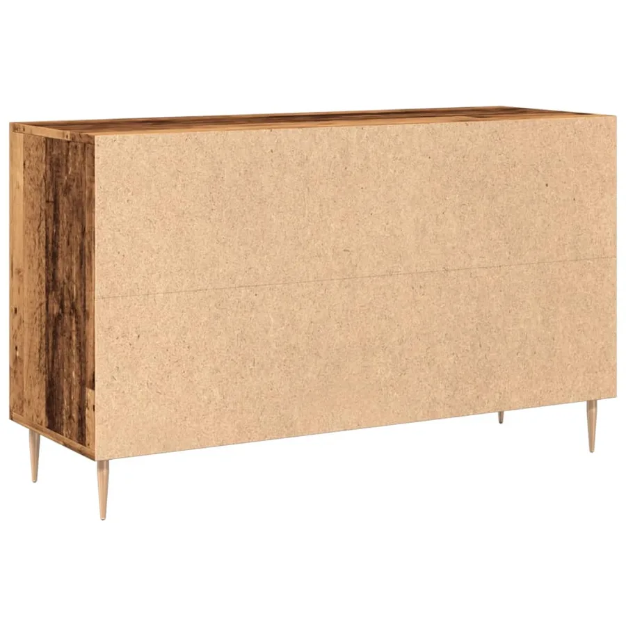 Buffet vieux bois 100x36x60 cm bois d'ingénierie - 6