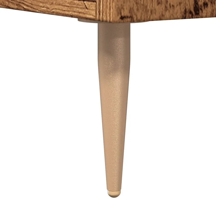 Buffet vieux bois 100x36x60 cm bois d'ingénierie - 8