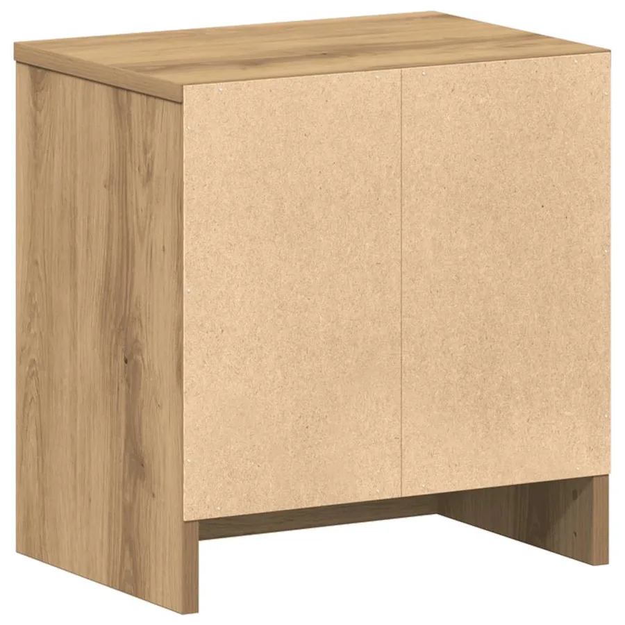 Table de chevet avec tiroir en chêne artisanal 39 x 28 x 41 cm - 7