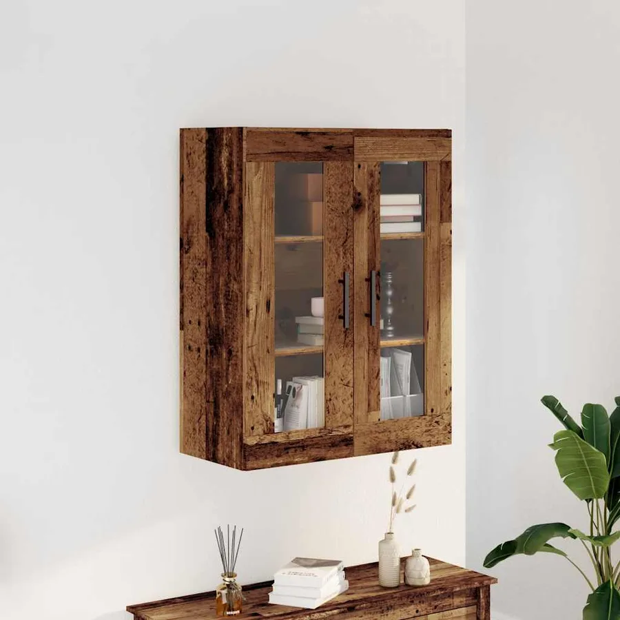 Buffet vieux bois 69,5x34x90 cm bois d'ingénierie - 3