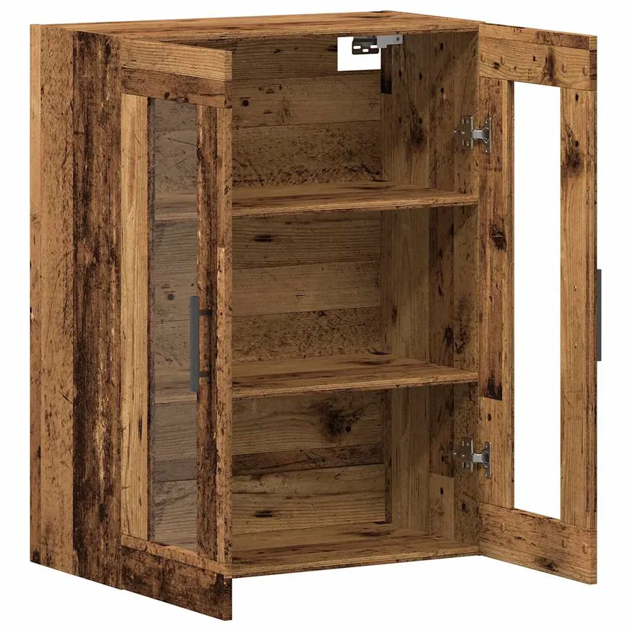 Buffet vieux bois 69,5x34x90 cm bois d'ingénierie - 5
