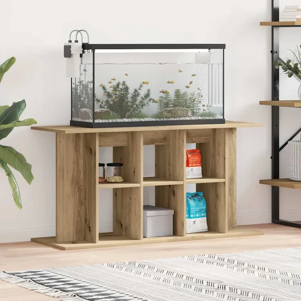 Support d'aquarium Chêne artisanal 120 x 40 x 60 cm Bois d'ingénierie