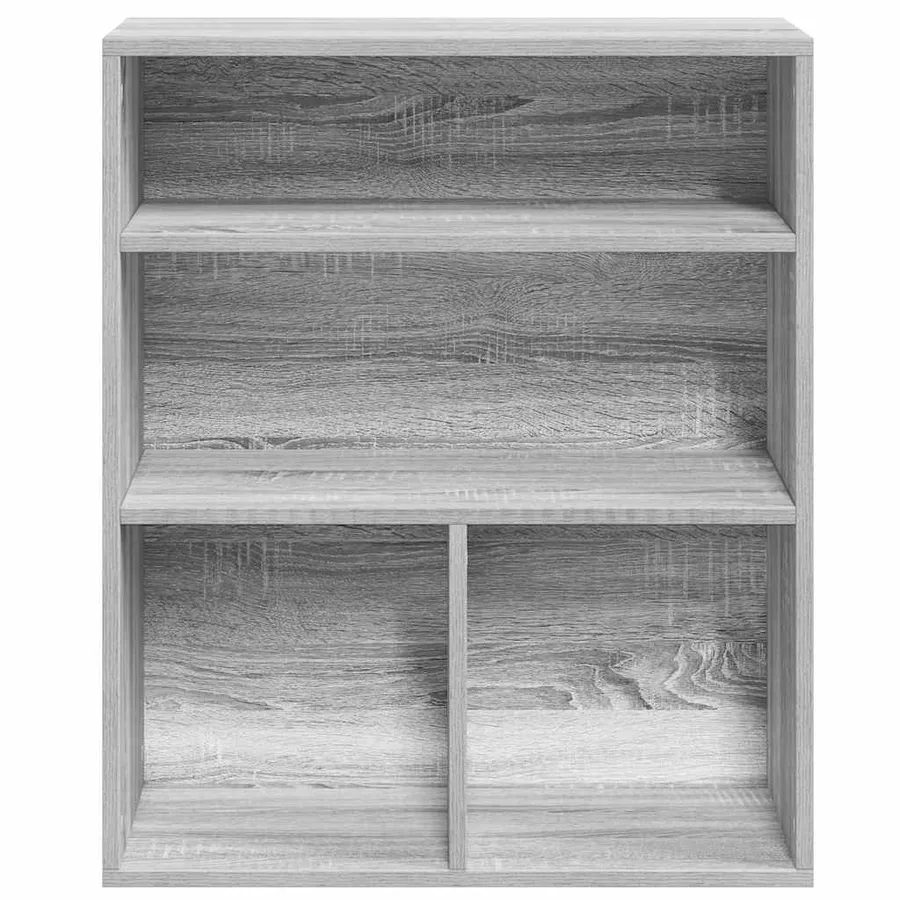 Bibliothèque sonoma gris 60x30x71,5 cm bois d'ingénierie - 4