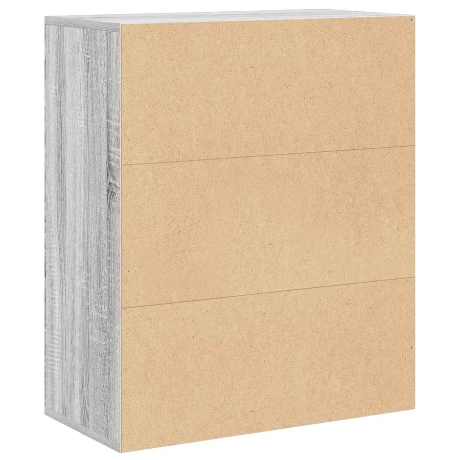Bibliothèque sonoma gris 60x30x71,5 cm bois d'ingénierie - 6