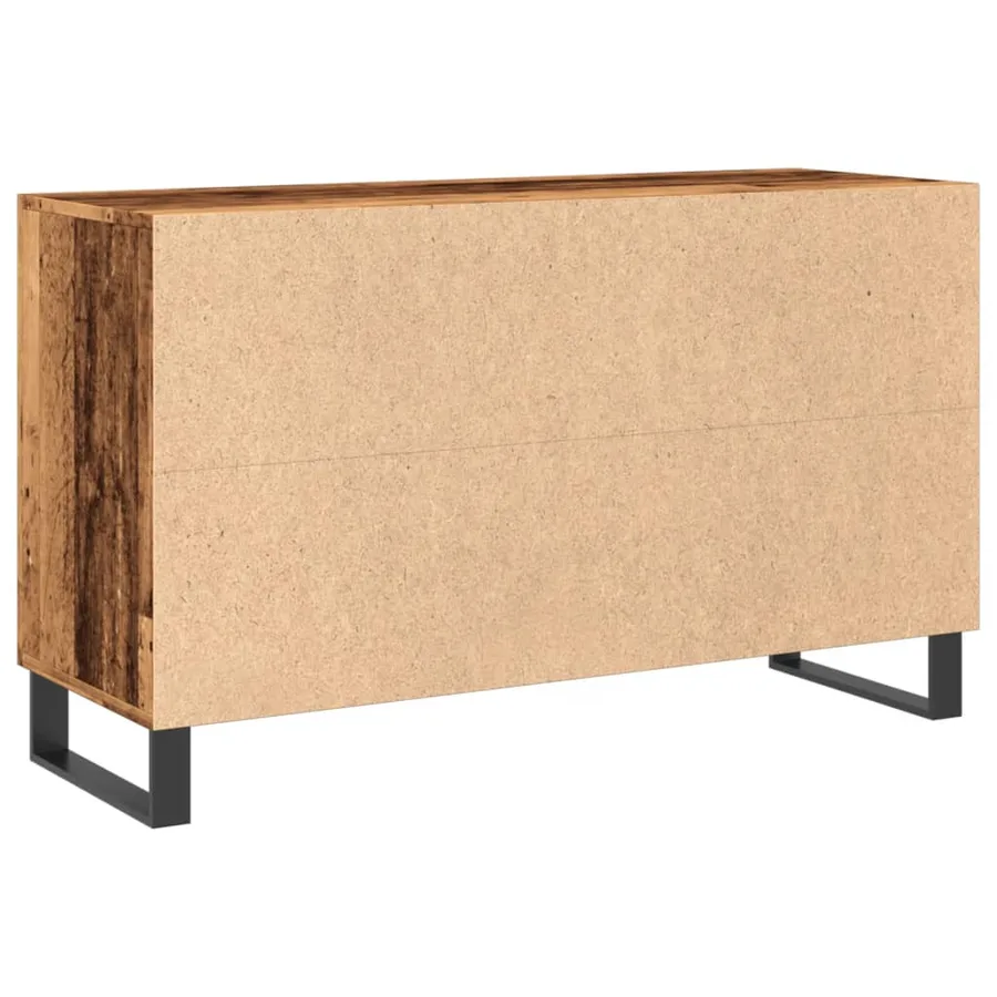 Buffet vieux bois 100x36x60 cm bois d'ingénierie - 6