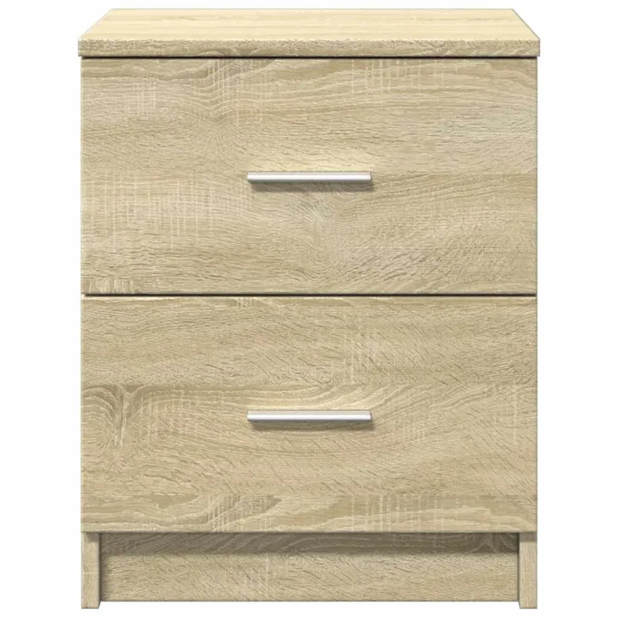 Tables de chevet 2 pcs avec 2 tiroirs Chêne Sonoma 40x36x50 cm - 4