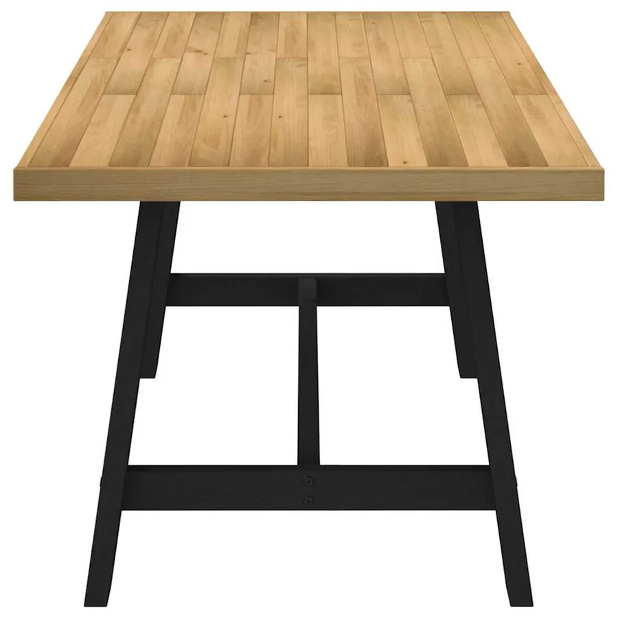 Table à manger NOAIN pieds en forme de A 180x90x75cm massif pin - 4