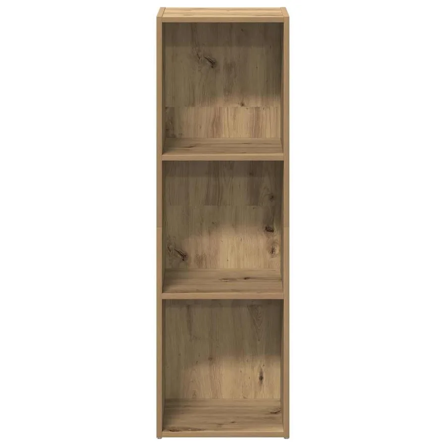 Bibliothèque chêne artisanal 36x30x114 cm bois d'ingénierie - 5