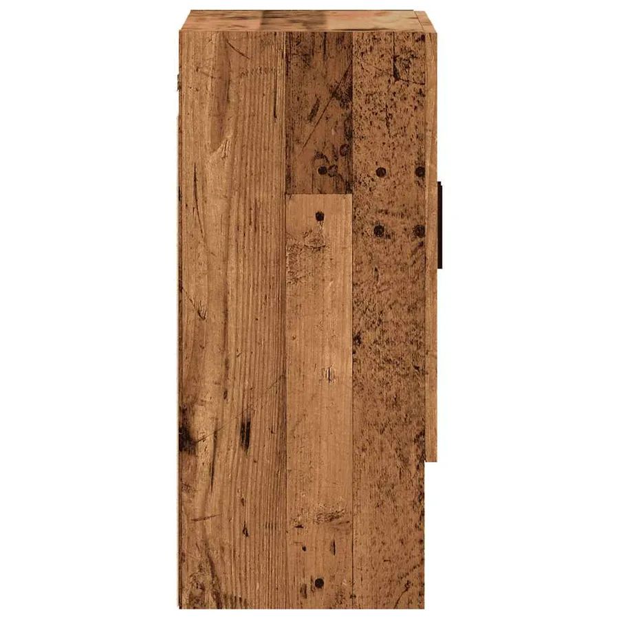 Armoire murale vieux bois 60x31x70 cm bois d'ingénierie - 5
