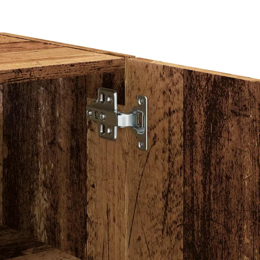 Armoire murale vieux bois 60x31x70 cm bois d'ingénierie - 9