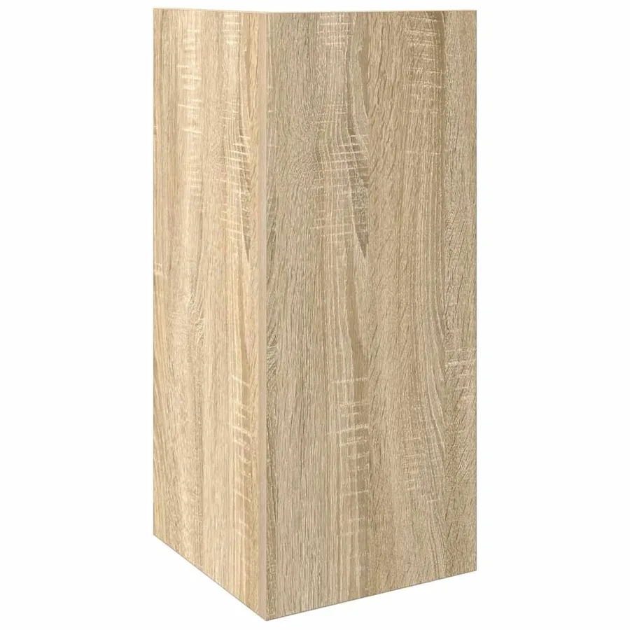 Tables d'appoint 2 pcs avec étagère chêne sonoma 25,5x27x60 cm - 7
