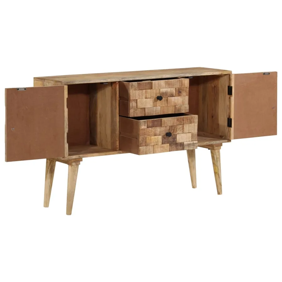 Buffet 110x30x70 cm bois massif de manguier - 2