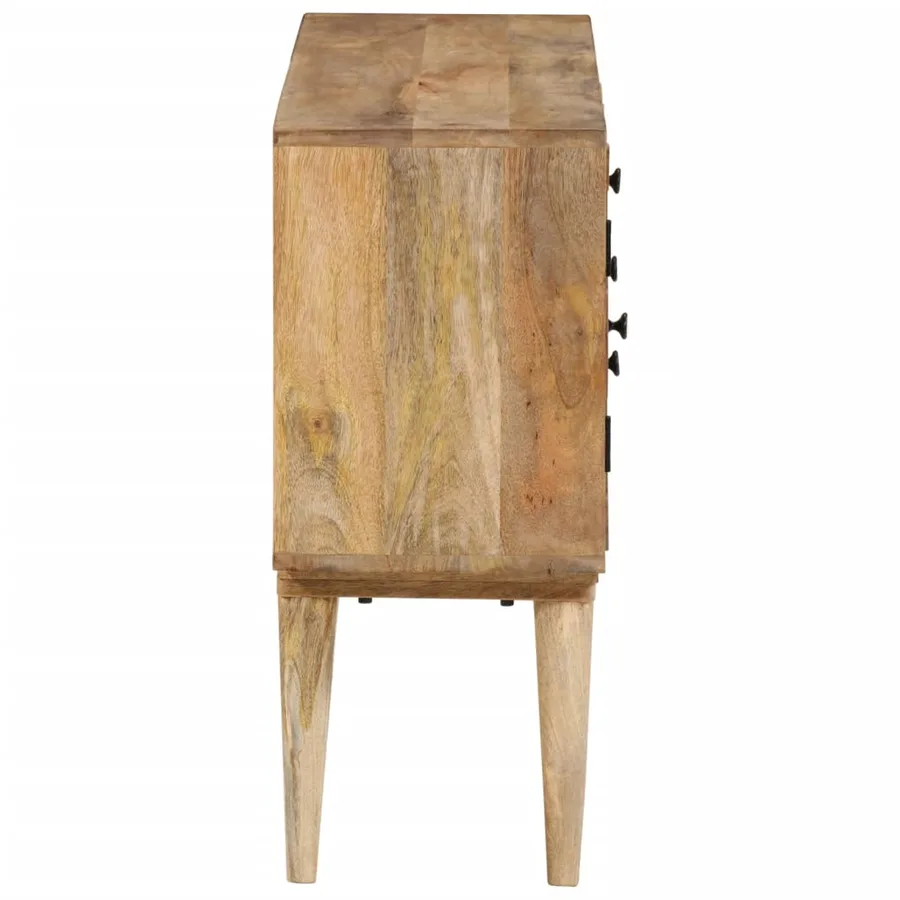 Buffet 110x30x70 cm bois massif de manguier - 4