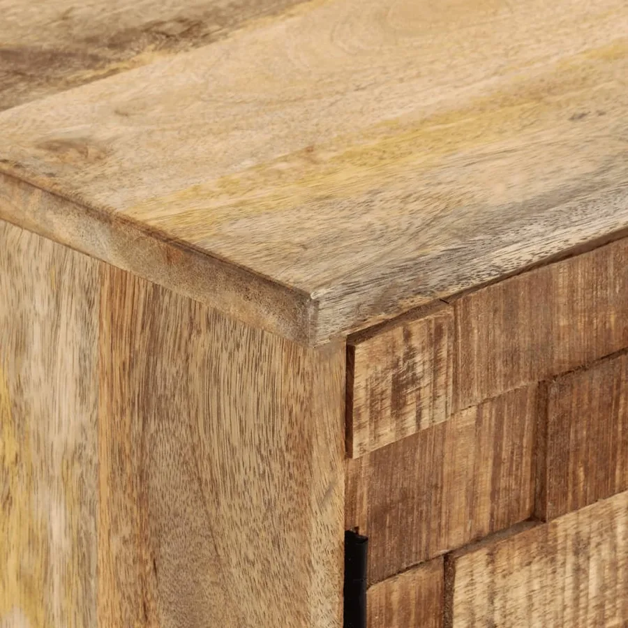 Buffet 110x30x70 cm bois massif de manguier - 6