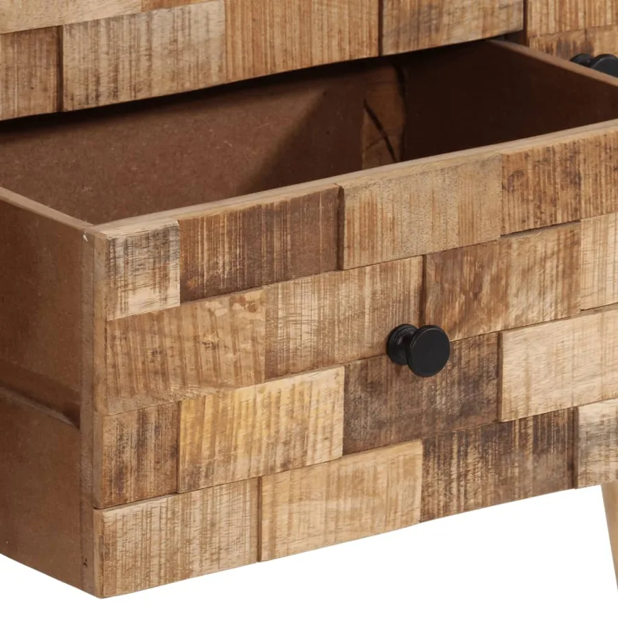 Buffet 110x30x70 cm bois massif de manguier - 7