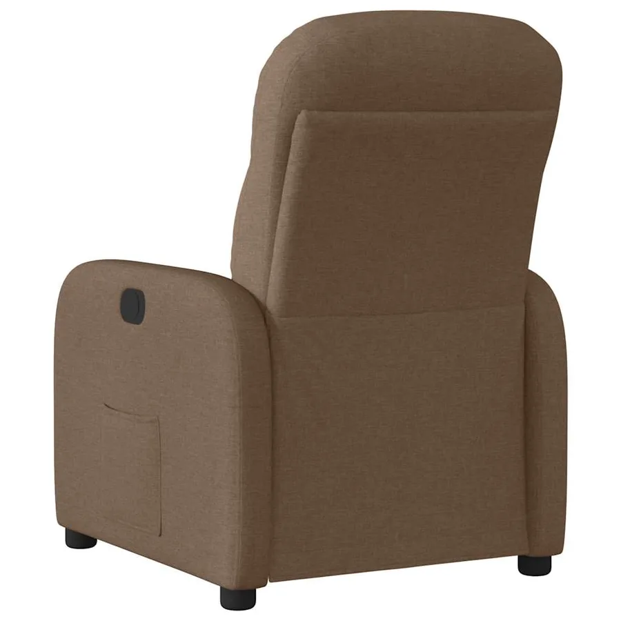 Fauteuil inclinable Marron Tissu - 5