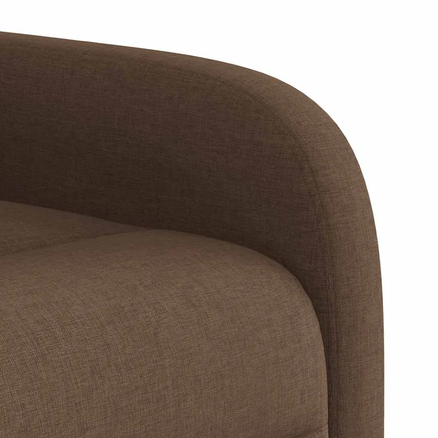 Fauteuil inclinable Marron Tissu - 8