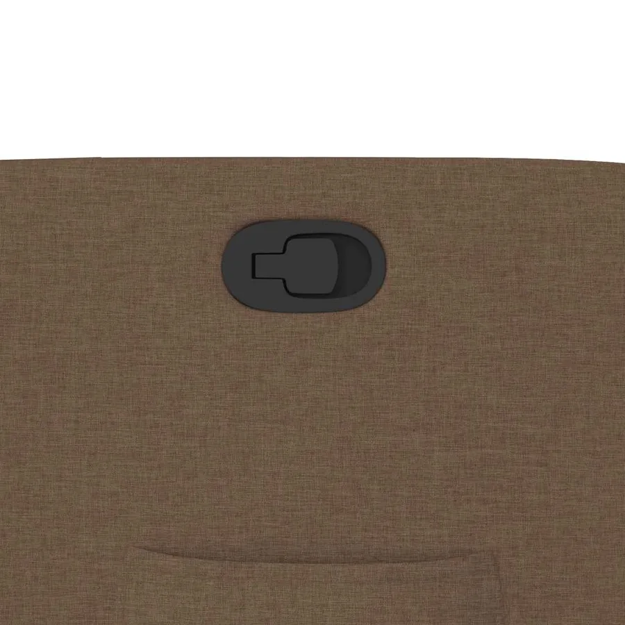 Fauteuil inclinable Marron Tissu - 9