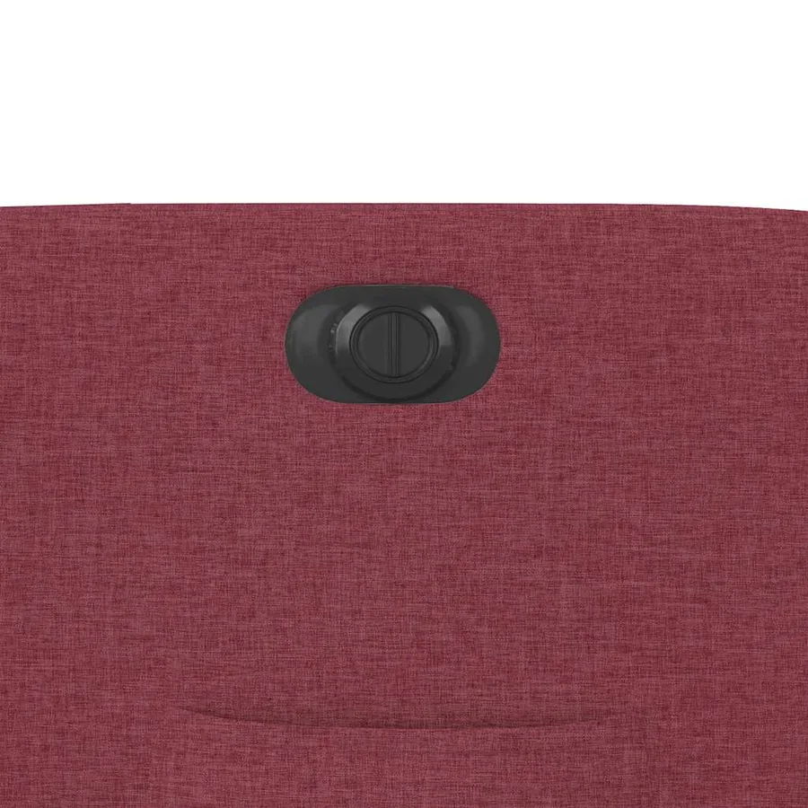 Fauteuil inclinable électrique Rouge bordeaux Tissu - 12