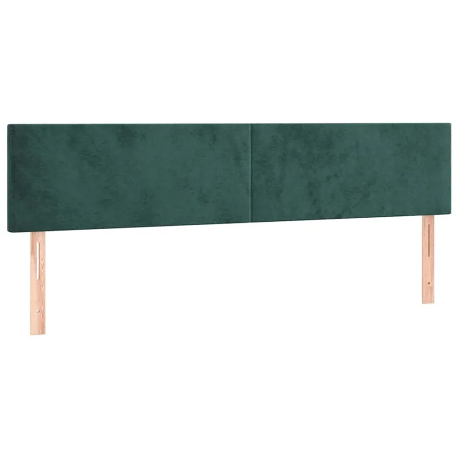 Cadre de lit ottoman avec matelas vert foncé 180x200cm velours - 9