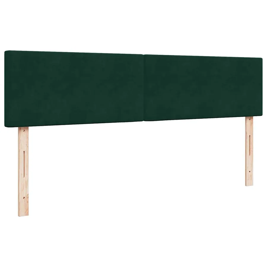 Cadre de lit ottoman avec matelas vert foncé 180x200cm velours - 10