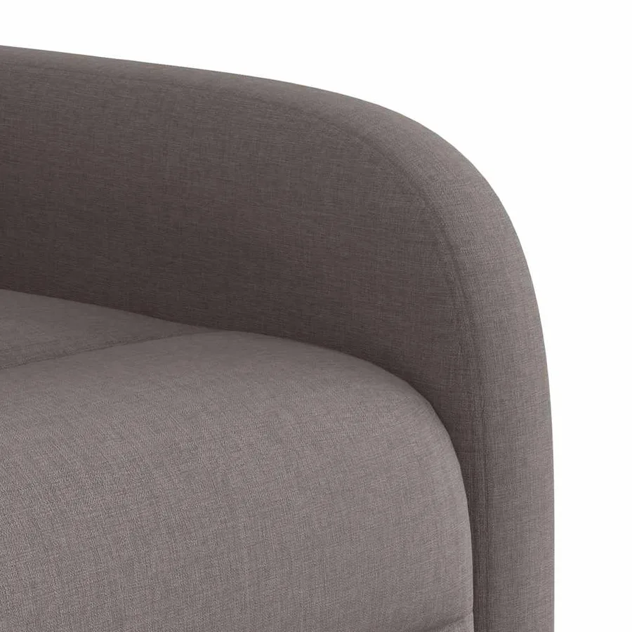 Fauteuil inclinable de massage électrique Taupe Tissu - 12