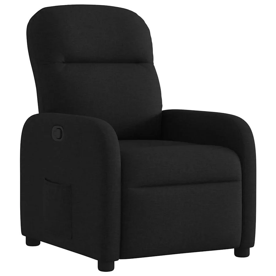 Fauteuil inclinable Noir Tissu - 2