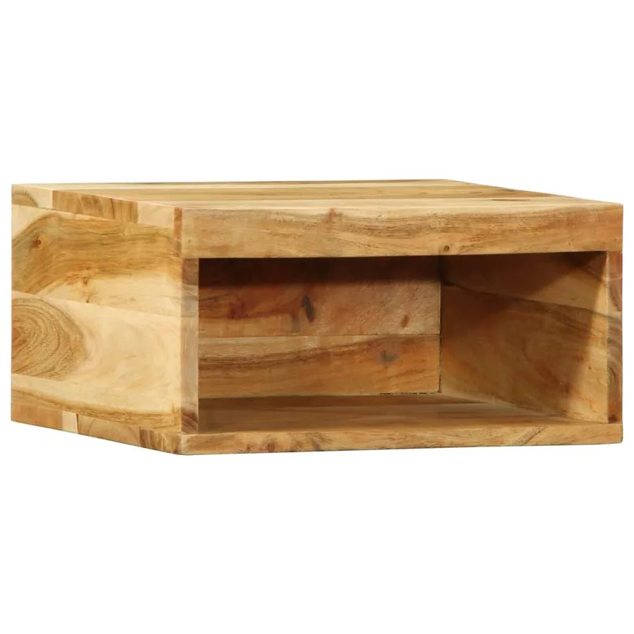 Meubles TV muraux 2 pcs bois massif d'acacia - 3