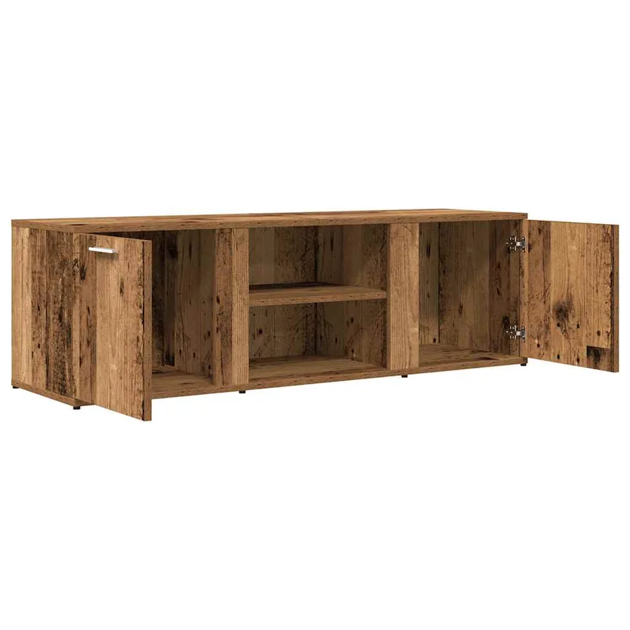 Meuble TV vieux bois 120x34x37 cm bois d'ingénierie - 7