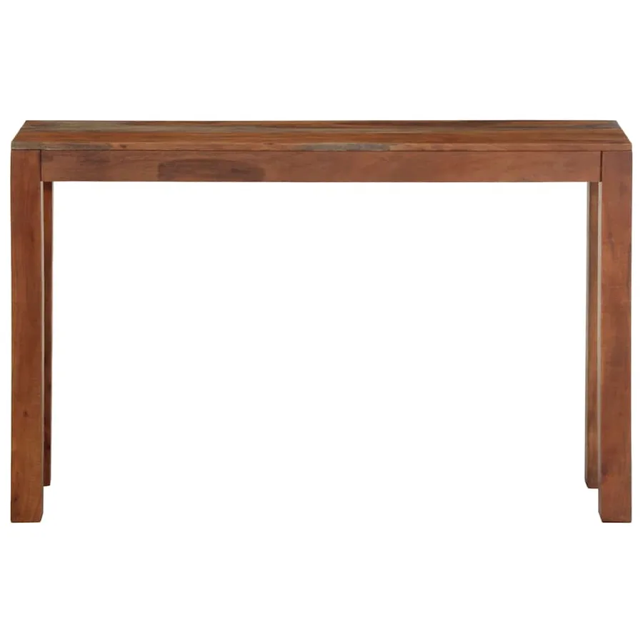 Table console 120x30x76 cm bois massif d'acacia - 2