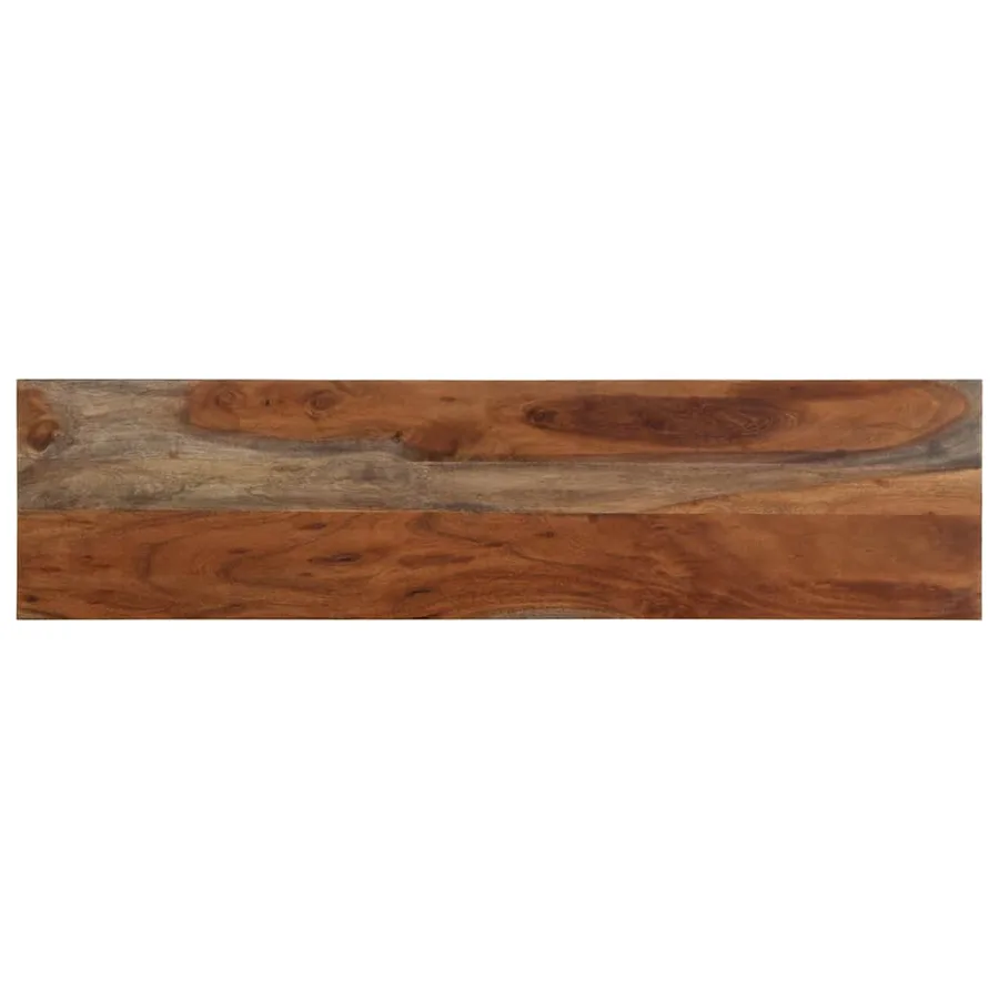 Table console 120x30x76 cm bois massif d'acacia - 4