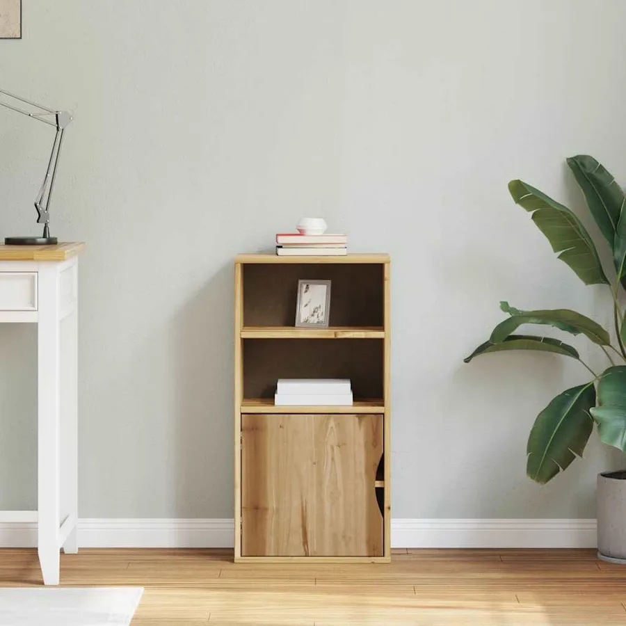 Armoire latérale ODDA 40x24x79 cm bois massif pin - 3