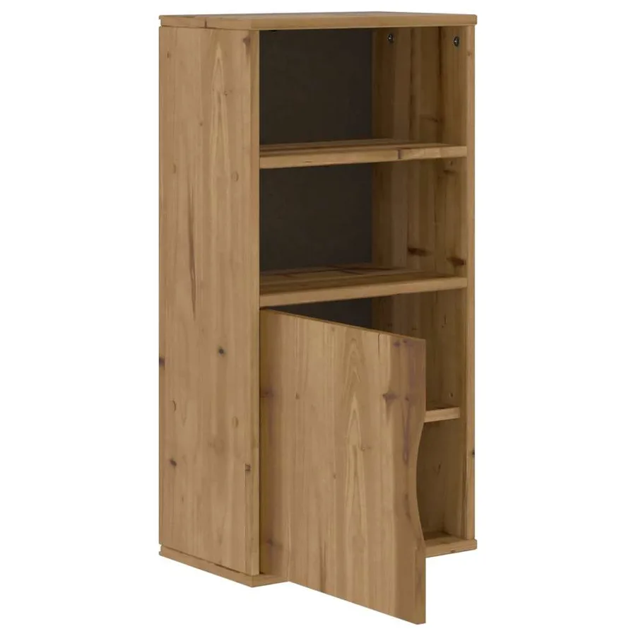 Armoire latérale ODDA 40x24x79 cm bois massif pin - 5