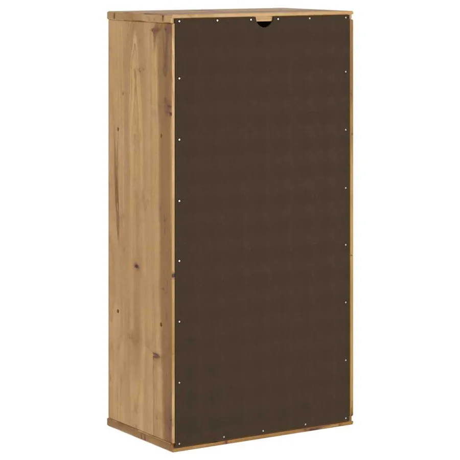 Armoire latérale ODDA 40x24x79 cm bois massif pin - 8