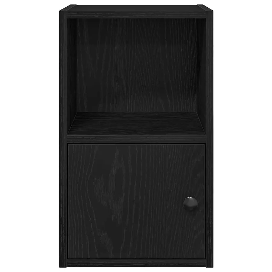 Bibliothèque chêne noir 31x24x52 cm bois d'ingénierie - 5
