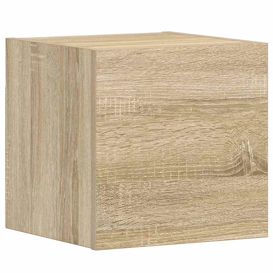 Ensemble de meubles TV 3 pcs Chêne sonoma Bois d'ingénierie - 6