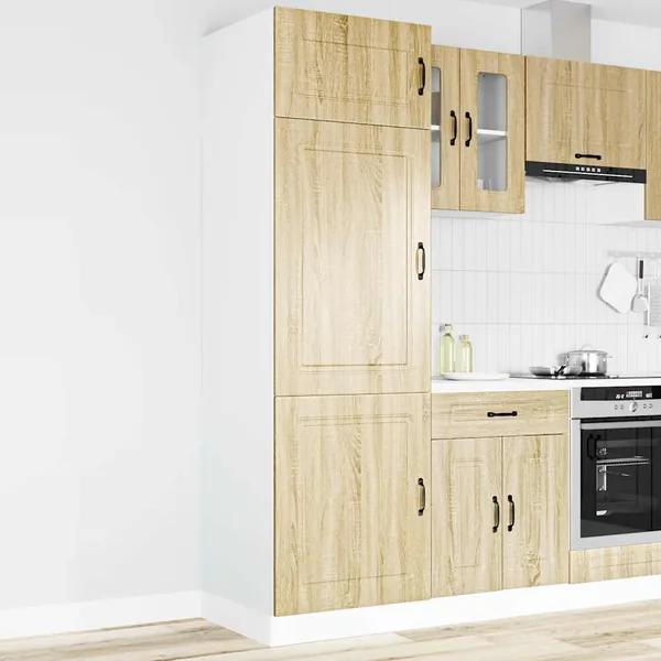 Armoire de cuisine Kalmar chêne sonoma bois d'ingénierie
