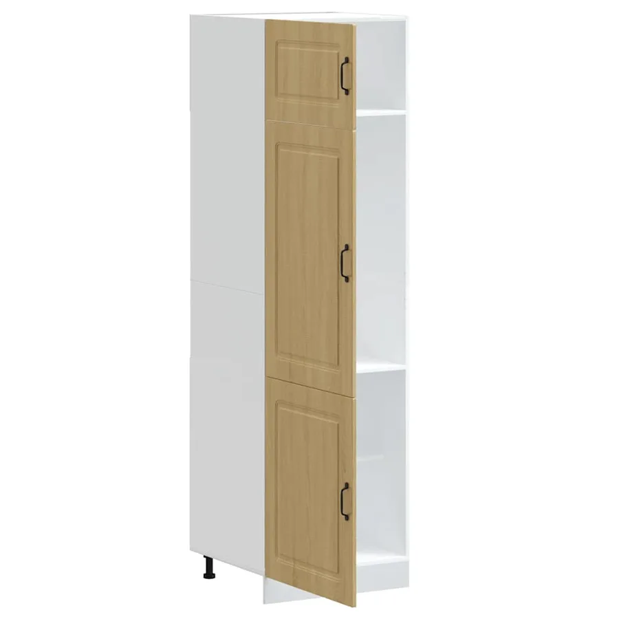 Armoire de cuisine Kalmar chêne sonoma bois d'ingénierie - 4